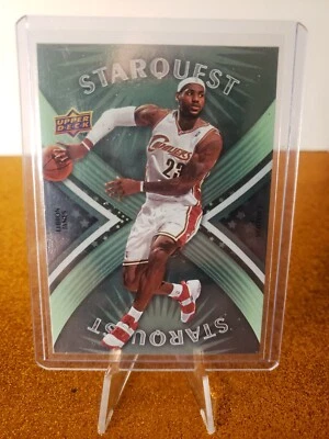 LEBRON JAMES Upper Deck FIRST EDITION  “STARQUEST” Green Foil SP - Image 1 of 2