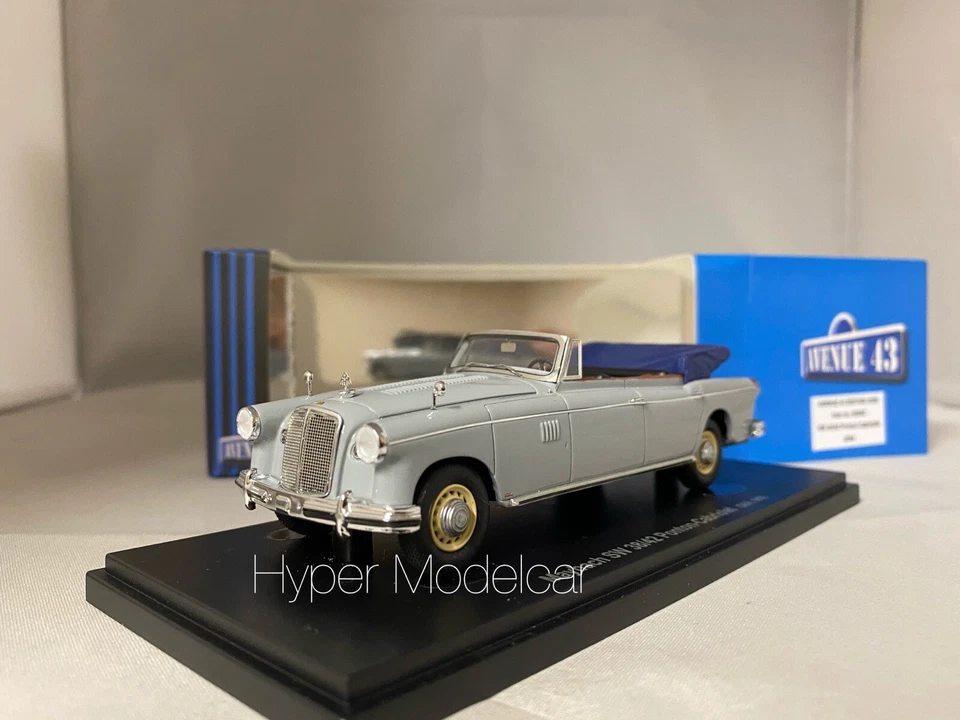 AVENUE43 BY AUTOCULT 1/43 MAYBACH SW38/42 PONTON CABRIOLET 1950 GREY ART.ATC6004 - Immagine 1 di 3