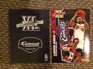Lebron James 5" x 7" NBA FATHEAD 2010 Cavaliers 40th Anniversary Tradeables - Picture 1 of 1