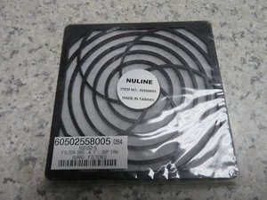 NEW-- NULINE FAN FILTERED FILTER GRILL GUARD 4.7" 30P 02558005 - Picture 1 of 2