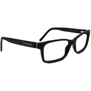 Burberry Eyeglasses B 2108 3001 Black Rectangular Frame Italy 54[]16 140 - Picture 1 of 9