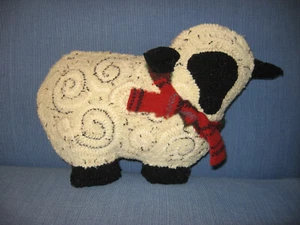 Sheep "Curly" 3-D Rug Hooking Paper Pattern - Prairie Road Designs - Picture 1 of 3