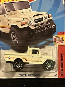 Hot Wheels Toyota Land Cruiser 4x4 Pickup Truck White Diecast Sealed NM Cond - Picture 1 of 3