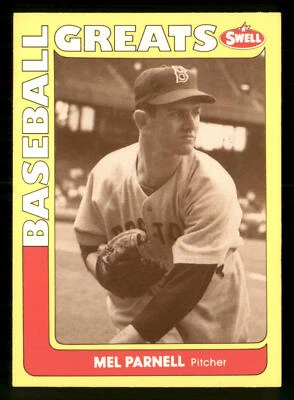 Mel Parnell - 1991 Swell Baseball Greats #118 - Boston Red Sox - Image 1 of 2