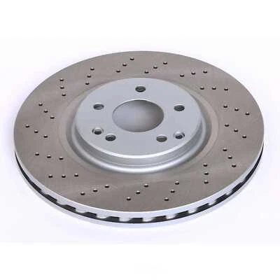 PowerStop — передняя шляпа с покрытием и краевой ротор подходят для Mercedes-Benz SLK350 2003–2011 годов выпуска - Изображение 1 из 2