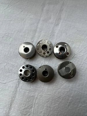 Lote de 6 bobinas para máquina de coser vintage surtidas  Foto 1 de 3