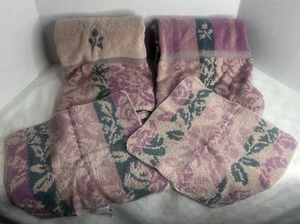 VTG Cannon Monticello Rose 2 Bath Towel, 2 Wash Cloth Set Pink Green Floral (B1) - Picture 1 of 19