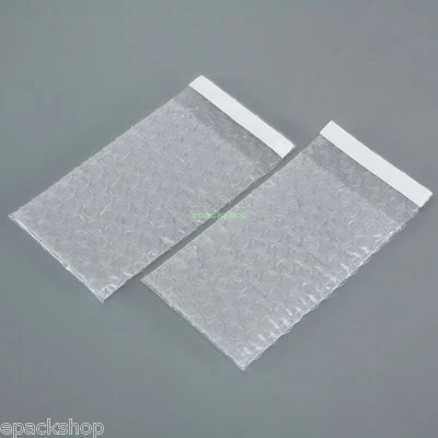 20 Clear Self Seal Bubble Pouches Envelopes Packing Bag 4.5" x 7"_115 x180+30mm - Image 1 of 4