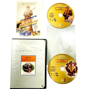 Walt Disney Treasures Davy Crockett 2 DVD Set Volume 1 + Poster + Book *No Tin* - Picture 1 of 18