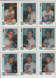 1989 HUTSVILLE STARS Best Cards Minor League 28 Card TEAM SET COMPLETE NM