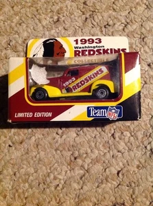 In Box, But Box Shows Wear, 1993 Wash.Redskins White Rose Collectibles Matchbox - Picture 1 of 4