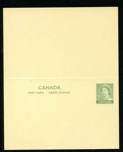 LOT 88897 UY93 POSTAL STATIONERY CARD QUEEN ELIZABETH 11 : HAS NOT BEEN FOLDED - Picture 1 of 2