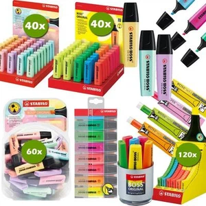 STABILO Textmarker BOSS ORIGINAL Farben Einzel, 4er,6er,8er,40er,60er,Nachfüll - Bild 1 von 33