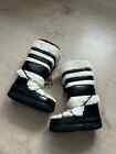 Dior By John Galliano Black/white Fur Moon Boots Size 35-37