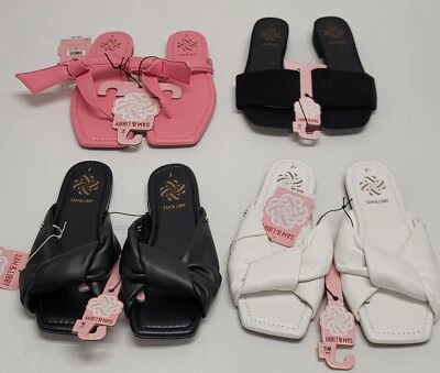 Sandalias para mujer Sam & Libby - ROSA, BLANCO Y NEGRO ☆☆Elige tu estilo y color☆☆ Foto 1 de 4