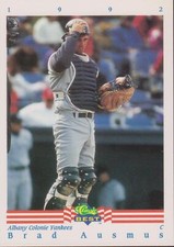 1992 Classic Best Brad Ausmus #3 Albany-Colonie Yankees Baseball RC