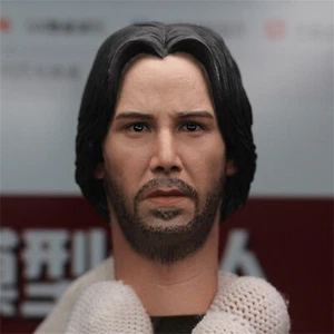 1/6 Movie Killer Keanu Reeves Head Carving Sculpt Model Toys - Picture 1 of 7