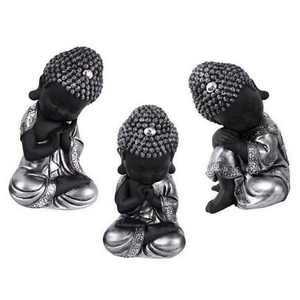 22cm Rulai Buddha Monks Meditating Buddha Monks Home Garden Decor - Picture 1 of 11