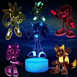 3D LED Sonic the Hedgehog Movie Tischlampe – Ein Highlight für Fans - Bild 1 von 7
