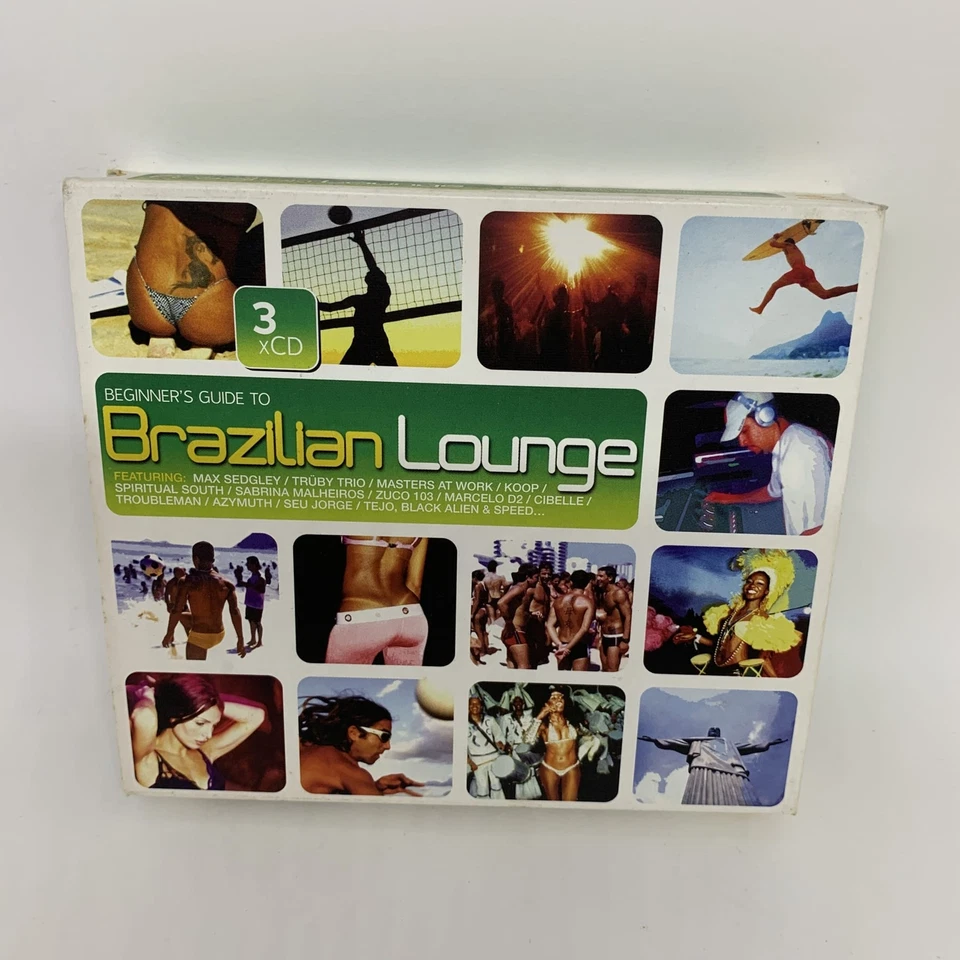 BEGINNER'S GUIDE TO BRAZILIAN LOUNGE *3 Disc* CD COMPILATION Good Cond FREE POST - Image 1 of 4