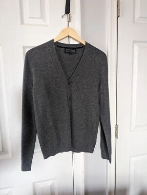 Banana Republic Todd & Duncan Grey Cashmere Cardigan Sweater Men X-small $180 - Image 1 of 4