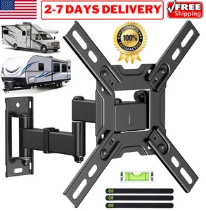 RV TV Wall Mount 12-32 Inch Camper Truck Marine Boat Trailer LED LCD TV Bracket - Picture 1 of 15