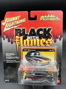 2006 Johnny Lightning 51 MERCURY #21 BLACK WITH FLAMES free shipping