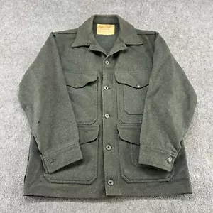 VINTAGE Filson Jacke Herren M? Grüner Mackinaw Woll Cruiser Mantel Flanell Union 50er - Bild 1 von 19