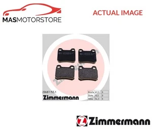 JUEGO PASTILLAS FRENO TRASERO ZIMMERMANN 206871551 P NUEVO OE REPUESTO - Imagen 1 de 5
