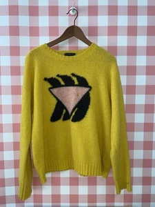 Prada Yellow Banana Sweater Lg - Picture 1 of 7