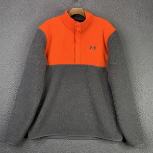 Under Armour Pullover Mens XL Sherpa Fleece Golf Loose Fit Jacket 1366284 - Picture 1 of 16