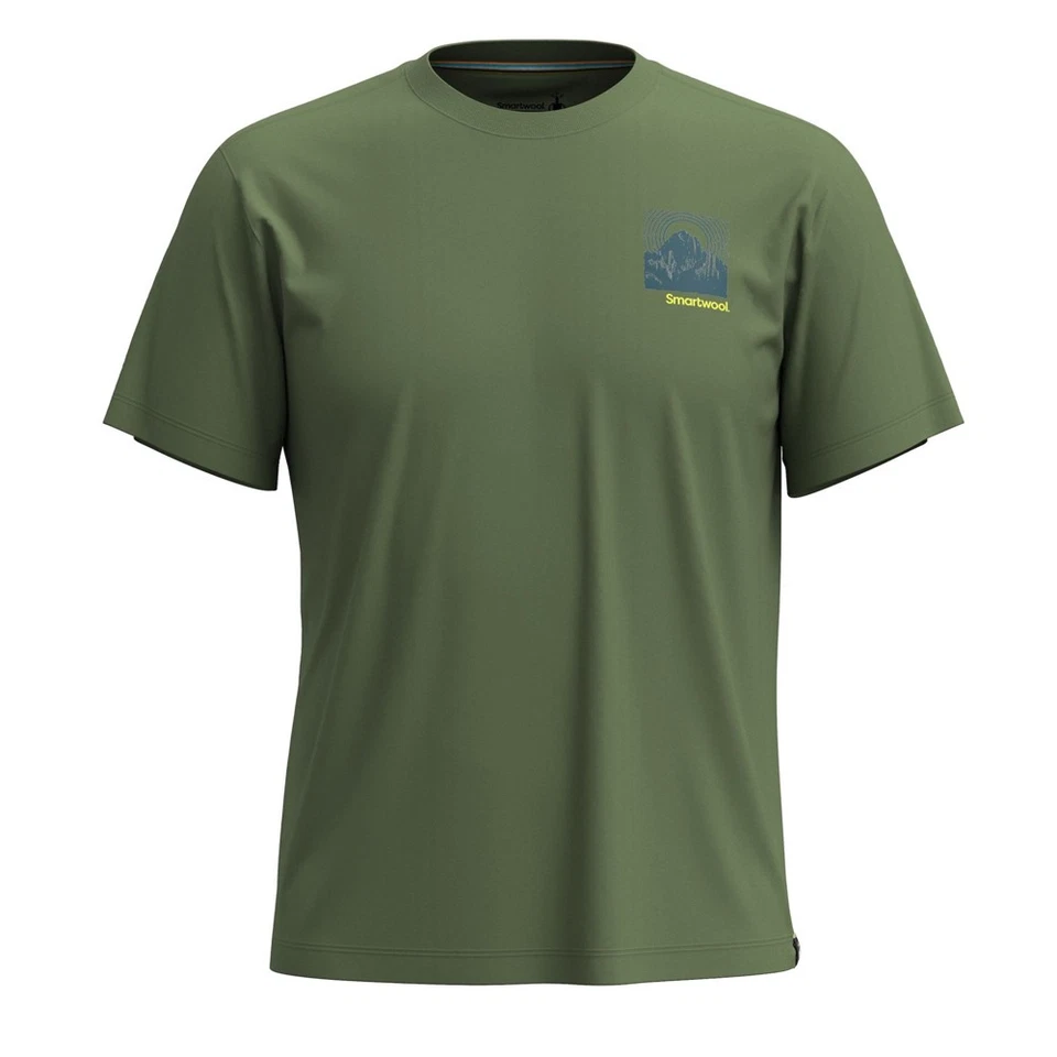 SMARTWOOL Men's Forest Finds Graphic Short Sleeve Tee - M - Fern Green - Image 1 of 1