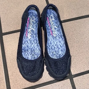 SKECHERS SN 22836 Air Cooled Memory Foam Lace Slip on Size 6 Blue Lace - Picture 1 of 5