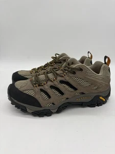 Merrell Moab 2 Hiking Shoes Mens Size 8 Ventilator Low Boots Boulder Walnut - Picture 1 of 9