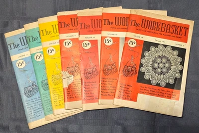 The Workbasket Home and Needlecraft Magazine Lot of 7 Magazines 1952-1953 - Image 1 of 4