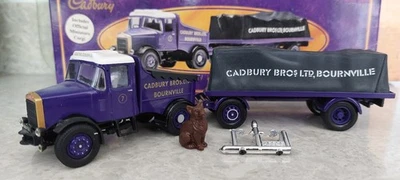 Corgi  Classics 16002 Scammell Highwayman Ballast and Trailer Cadbury 1/50 Boxed - Image 1 of 4