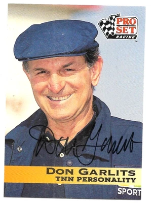Don 'Big Daddy' Garlits signed 1992 PRO SET Card #182 INTL HOF NHRA Racing - 3 - Image 1 of 3