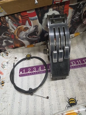 1968 FORD MUSTANG MERCURY COUGAR HEATER CONTROL BLACK C8ZA-18A668   - Image 1 of 4