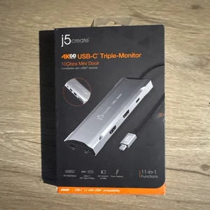 J5 CREATE JCD397 4K TRIPLE-MONITOR 10GBPS MINI DOCK (AO2082327) - Afbeelding 1 van 2