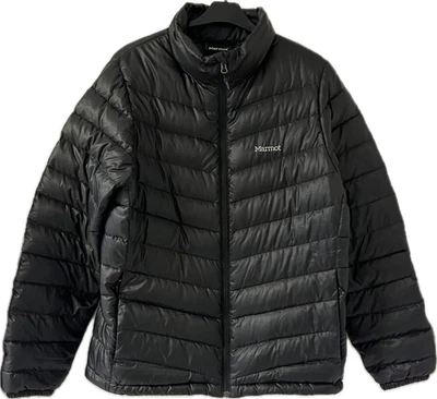 Marmot Venus 800 Fill Goose Down Quilted Black Puffer Puffa Jacket XL - Image 1 of 4