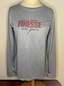 Athletic Works Damen grau Langarmshirt Medium weiches Polyester Pickleball - Bild 1 von 6