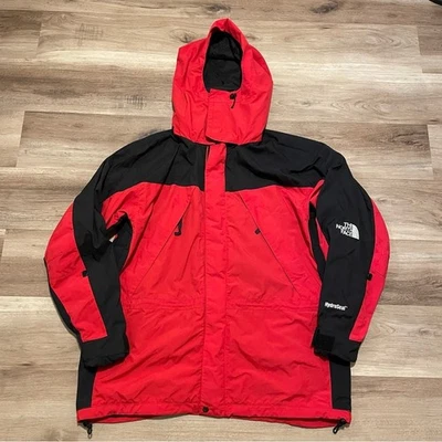 Chaqueta Hidroseal The North Face Años 90 De Colección Para Hombres XL Guía de Montaña Roja Negra Foto 1 de 4