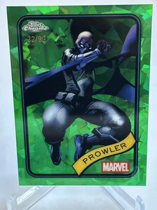 2025 TOPPS CHROME MARVEL SAPPHIRE PROWLER GREEN REFRACTOR /99 - Picture 1 of 2