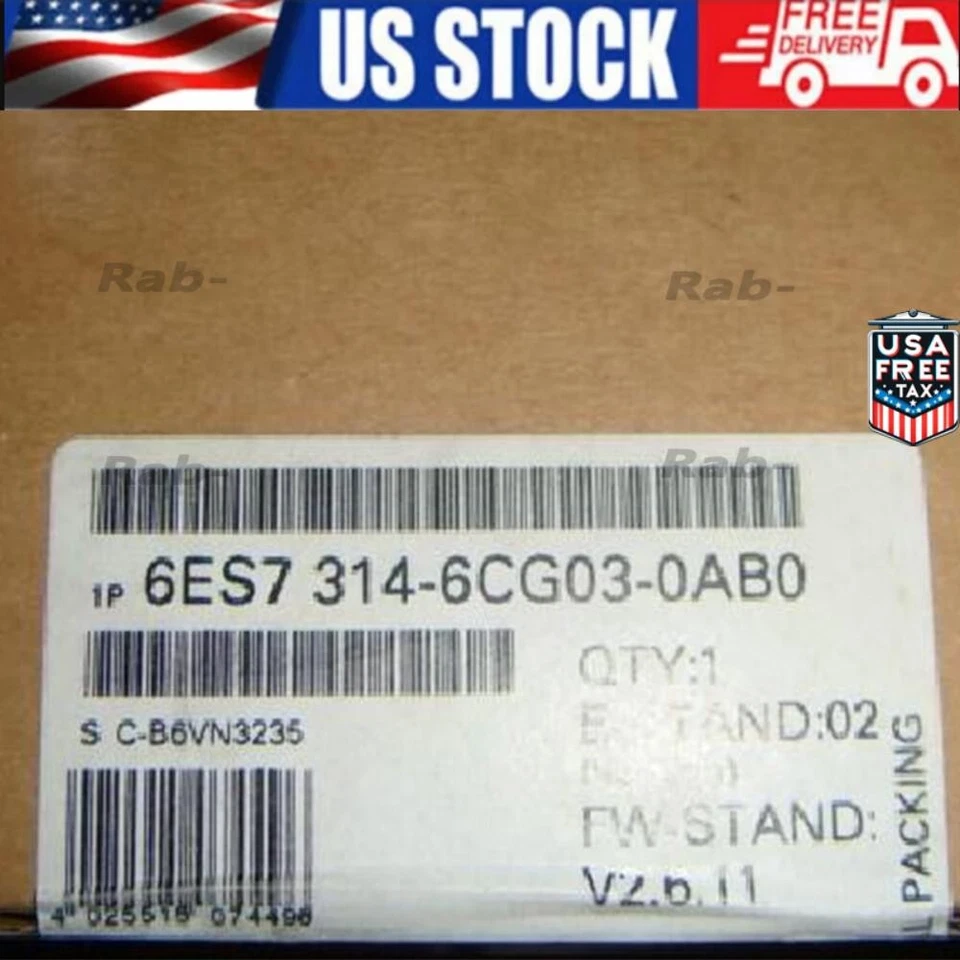 NewSiemens 6ES7314-6CG03-0AB0 6ES73146CG030AB0 SIMATIC S7-300 CPU 314C-2 DP Foto 1 de 1