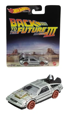 Hot Wheels Retro Entertainment Back to the Future Time Machine [3 years old and - Image 1 of 4