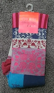 OILILY Socken für Mädchen Neu mit Etikett Gr. 32 rosa 3-7 Jahre Kniestrümpfe blau pink rot - Bild 1 von 3