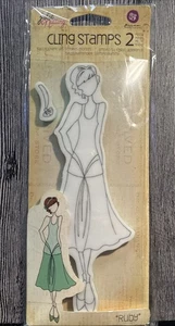 NEW Julie Nutting Cling Stamps #911089 “Ruby” Doll PRIMA Marketing - Free Ship - Bild 1 von 2