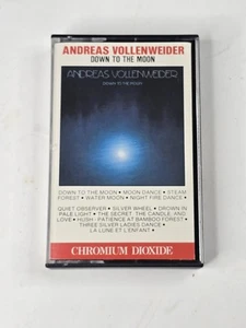 1986 CBS Records Canada Andreas Vollenweider Down to the moon Cassette Tape - Picture 1 of 5