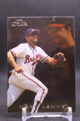 Mark Lemke #203b 1996 Flair Atlanta Braves - Image 1 of 2