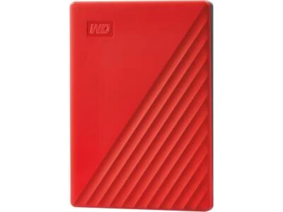 WD 2TB My Passport Portable Storage External Hard Drive HDD USB 3.2 Red - Image 1 of 4